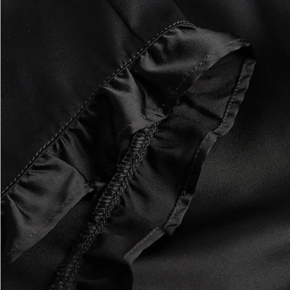 Express Satin Ruffle Sleep Shorts - Picture 6 of 6